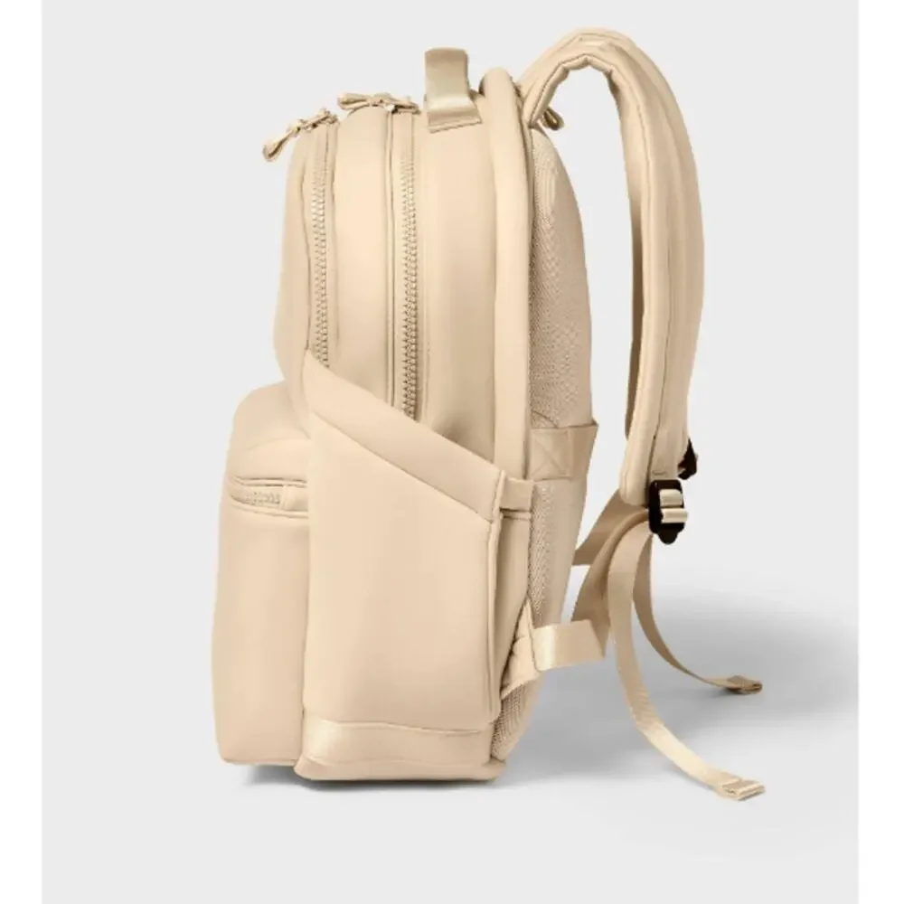 All in Motion Tan Faux Neoprene Backpack